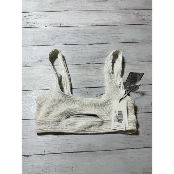 BOUND by Bond-Eye The Sasha Cutout Bikini Top optic white - Picture 6 of 9